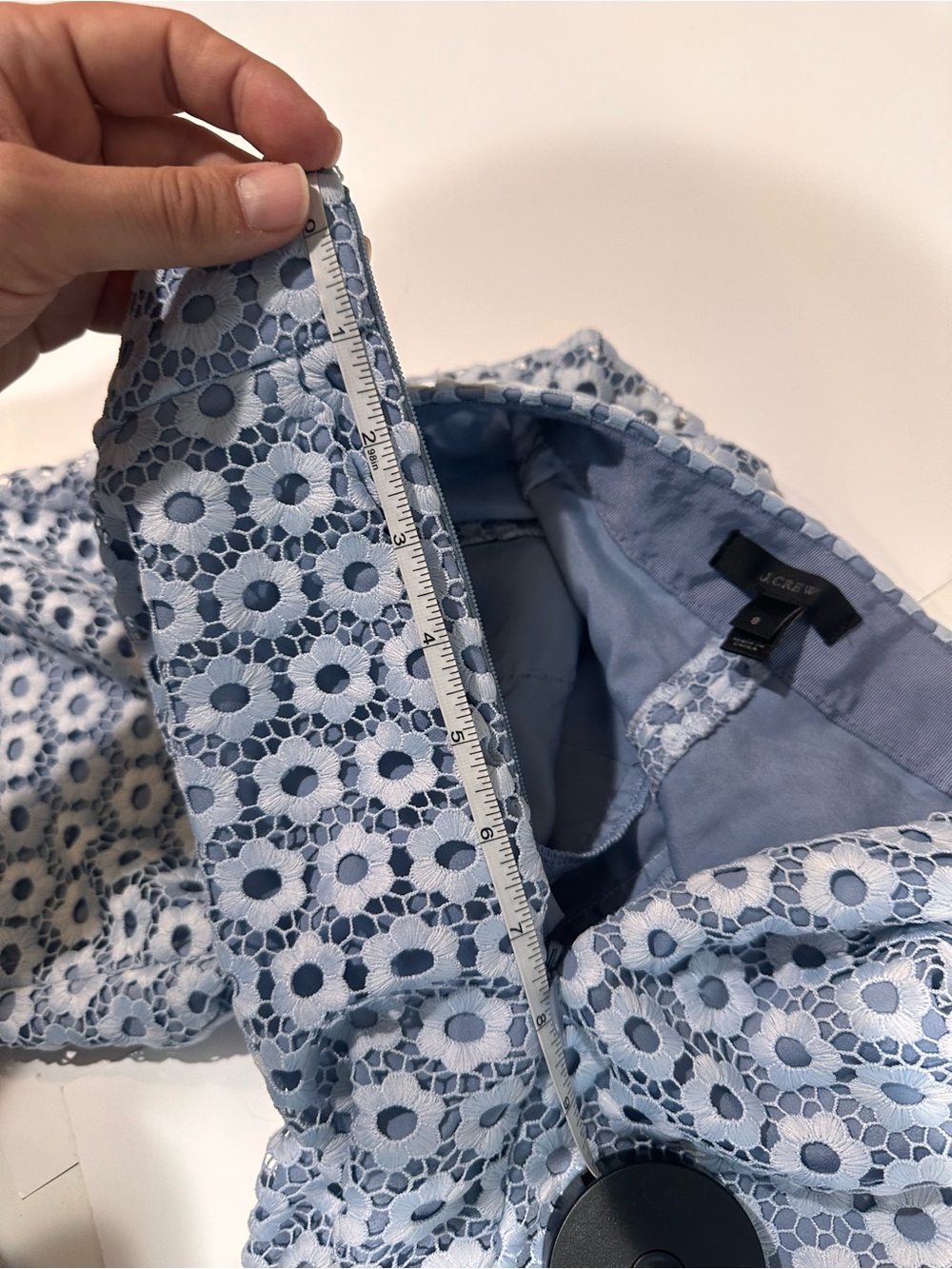 J. CREW Daisylace Pants in Faded Peri Size  8 - Picture 6 of 15